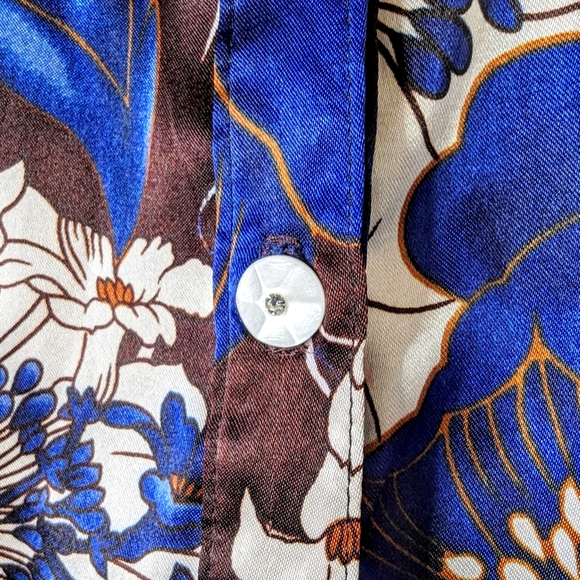 Unworn Vintage Floral Button Up Dress - Picture 3 of 5